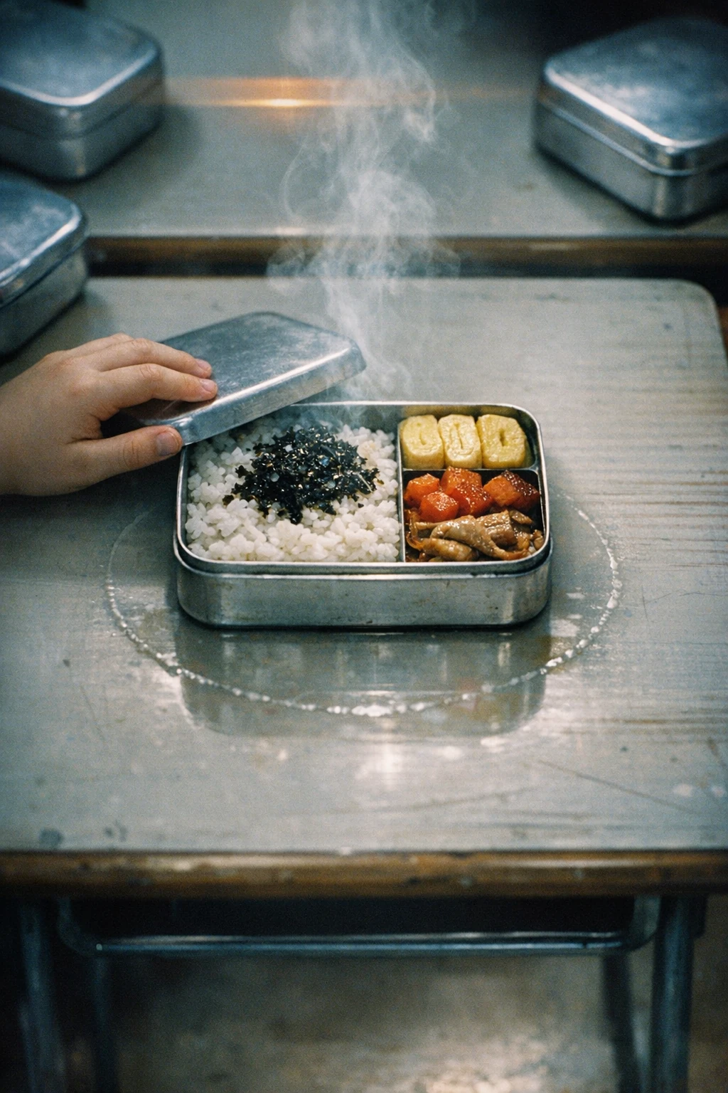 뚜껑을 여는 시간